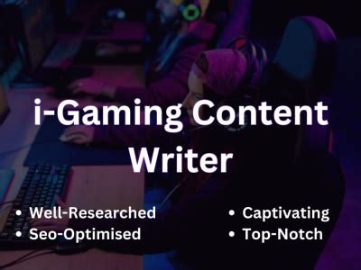 optimized igaming content|4 Best iGaming Content Writing Services .